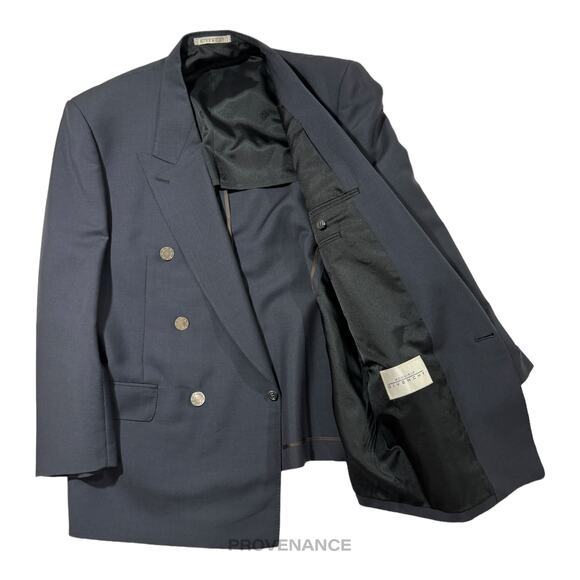 🔴 Givenchy Double Breasted Peak Lapel Jacket - Navy 38 - Picture 3 of 11